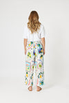 Amalfi Wide Leg Pant - Blue / Multi