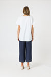 Top Stitch Pant- Navy