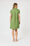 Bravo Linen Dress - Basil