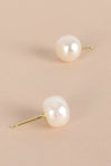 Freshwater Pearl 10mm Stud Earrings