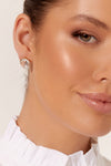 Marcia Rub Over Teardrop Stud Earrings