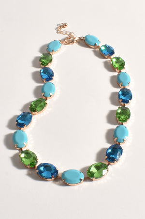 Stone and Glass Event Necklace