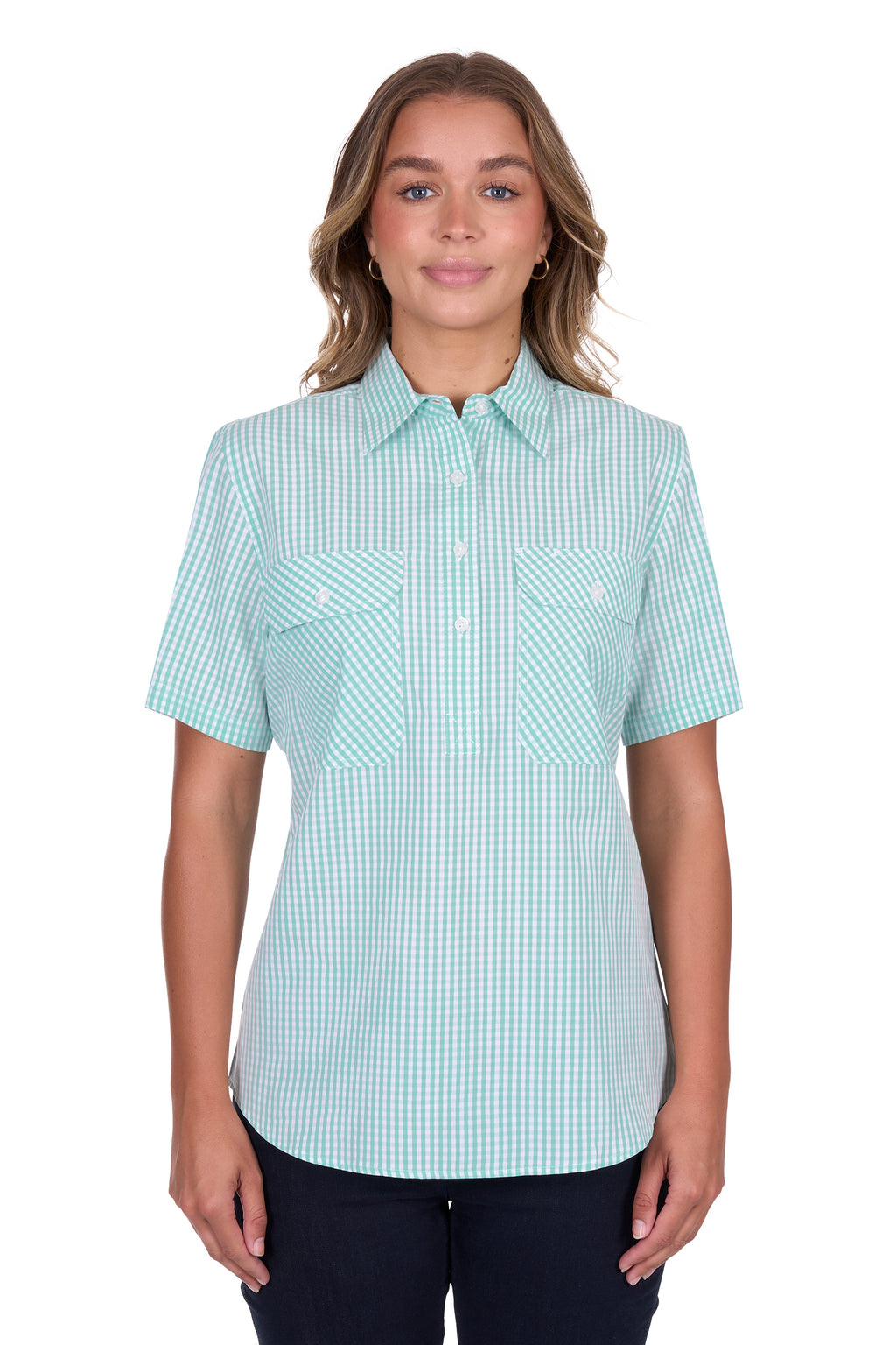 Women's Grace 1/2 Plkt S/s Shirt