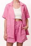 Short & Shirt Set- Pink