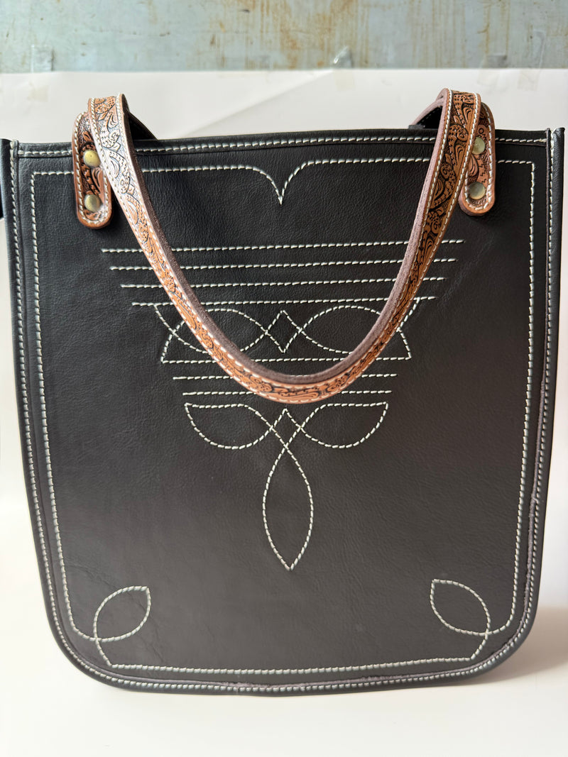 Edmond Brown Leather Bag