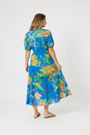 Tropics Midi Dress - Blue / Multi