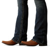 Mid Rise Lilla Boot Cut Jeans