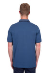 Men's Ben Tailored 1 Pkt Polo- Blue Ocean