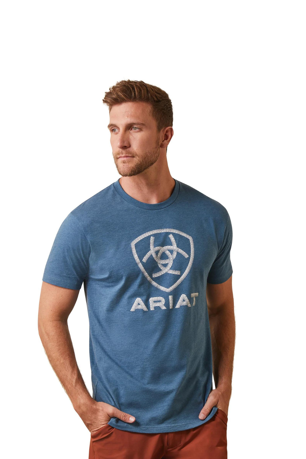 Men's Ariat Steel Bar Logo T Shirt