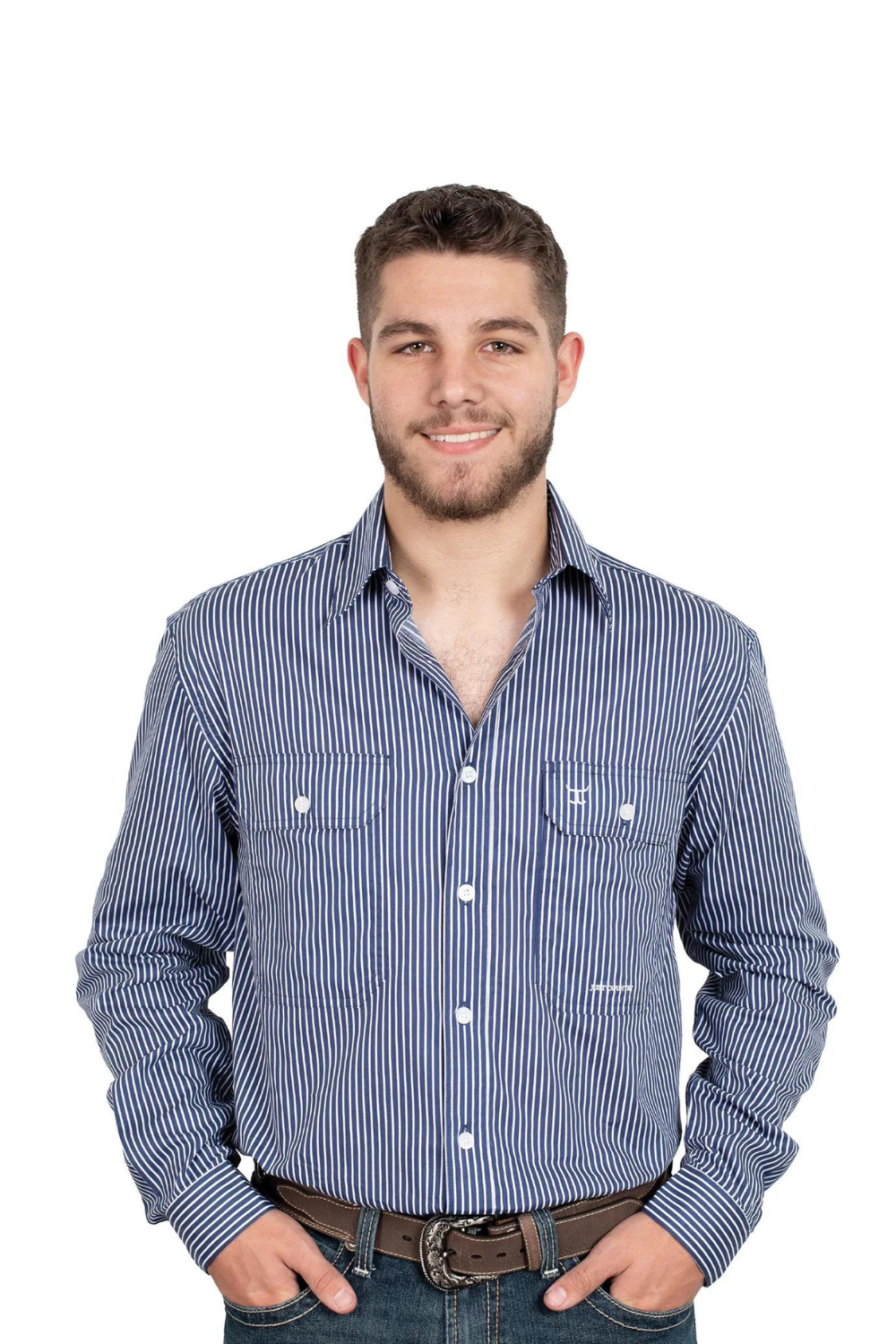 Men's Austin Full Button Print Workshirt