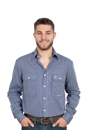 Men's Austin Full Button Print Workshirt