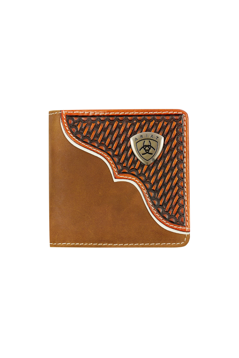 Bi-Fold Wallet - Basket Weave Overlay