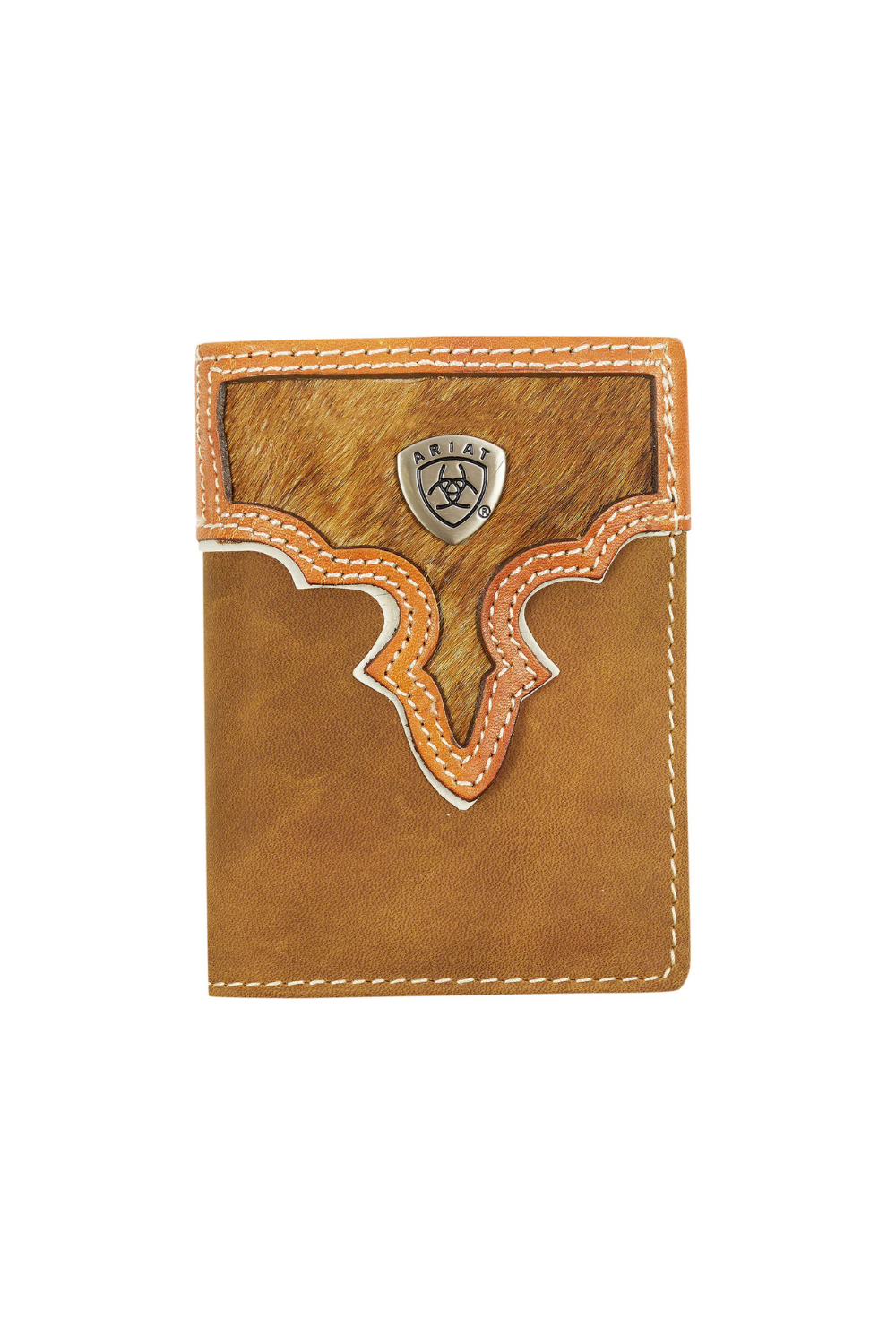 Tri-Fold Wallet - Two Toned Hair On