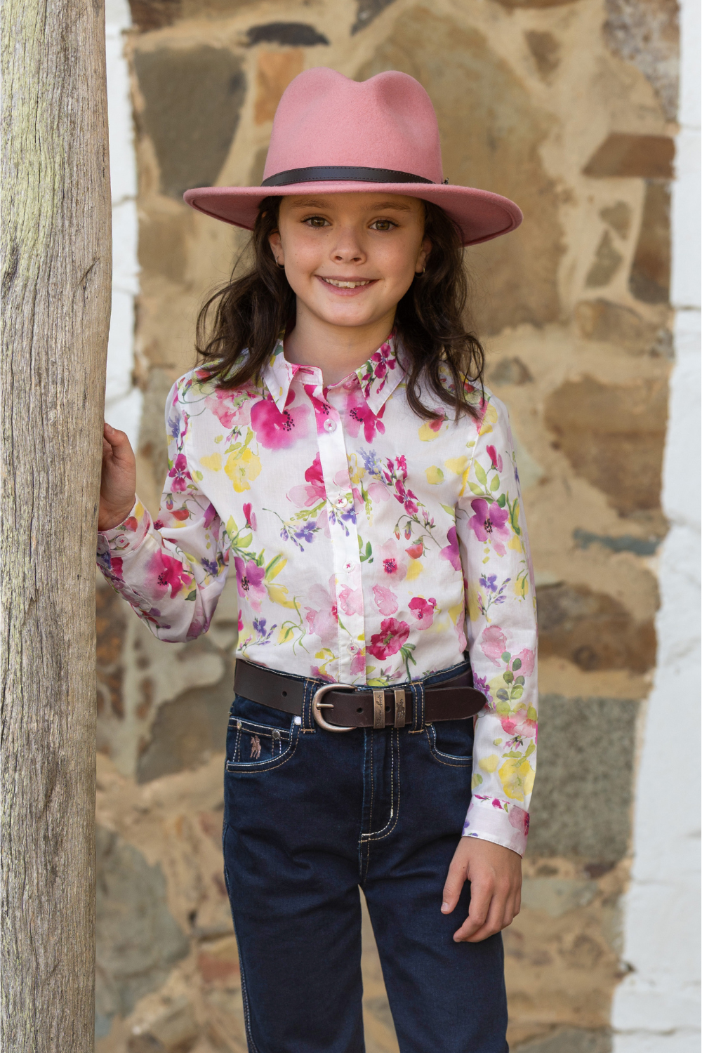 Girls Mila L/s Shirt