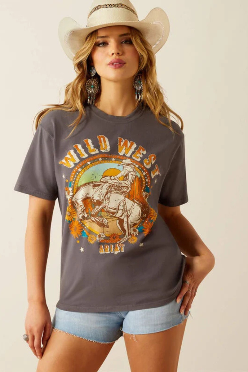 Women's Retro Rodeo SS Tee - Vault Country Clothing