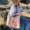 Vintage Denim Little Hippie Tote Bag