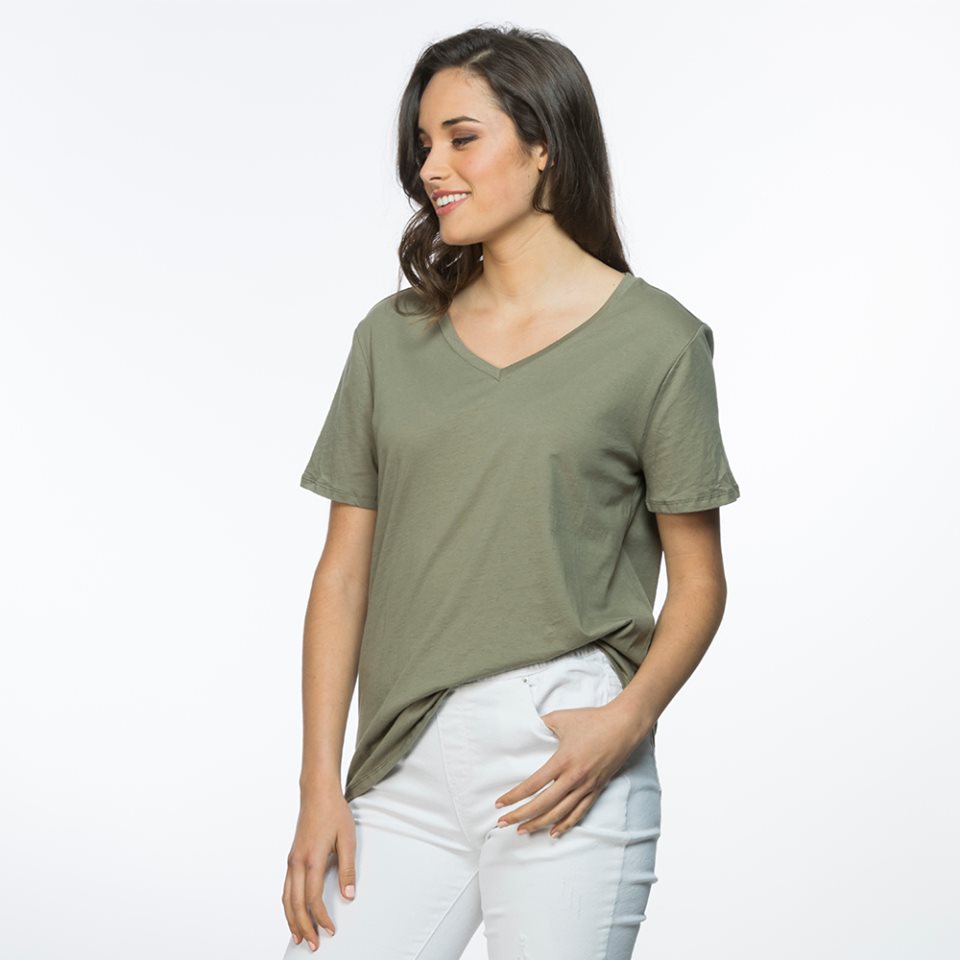 Eco V Neck Tee - Vault Country Clothing