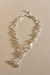 Vintage Chain Fob Necklace