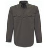 Heavy Cotton Drill 1/2 Placket Shirt - Vault Country Clothing