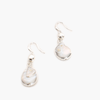 Edge Pearl Hook Earrings