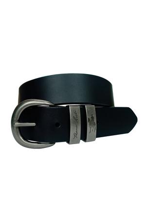 Silver Twin Keeper Belt - black