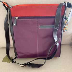 Leah Orange Multi Shoulder Bag