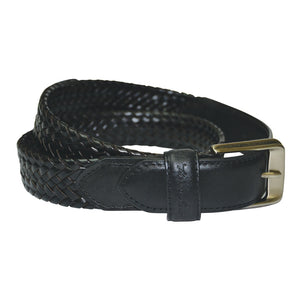 Harry Leather Braided Belt - Vault Country Clothing
